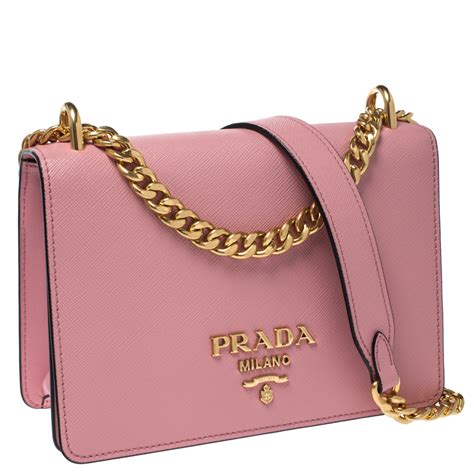 prada milano pink bag